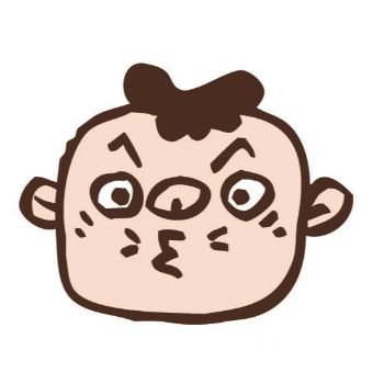 口の体操をするイラスト。唇を思い切りとがらせて「うー」と声を出します