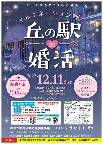 2022年12月11日開催の婚活イベントチラシ