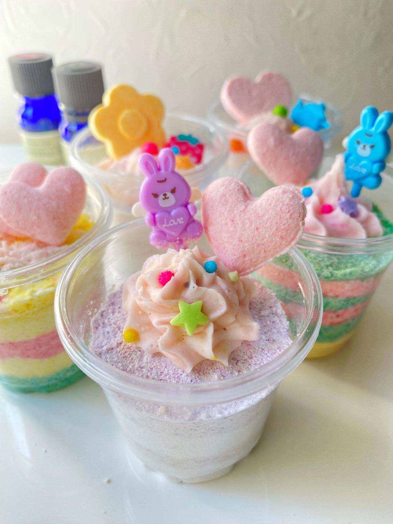 カップケーキバスボム