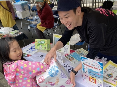 おさかな祭りブースの様子