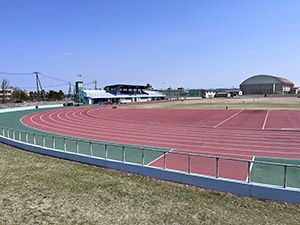 陸上競技場の写真