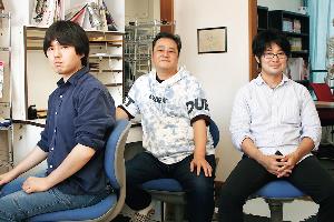 写真：長澤さん、荒尾さん、牧野さんの集合写真