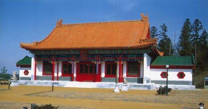 中国の伝統的な宮廷建築の風格を表現している西遊館の写真