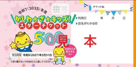 令和7(2025)年度発行チケットのデザイン
