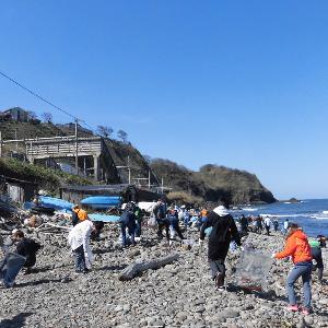 （イメージ）青海川海岸ボランティア清掃