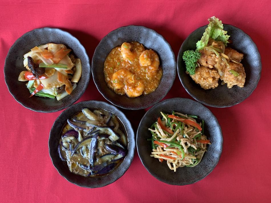 みなと飯店で味わえる本格中華料理の写真