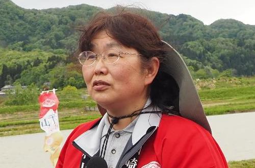 写真：生産者の水野美保さんです