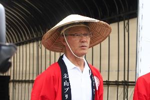 櫻井市長顔アップです。