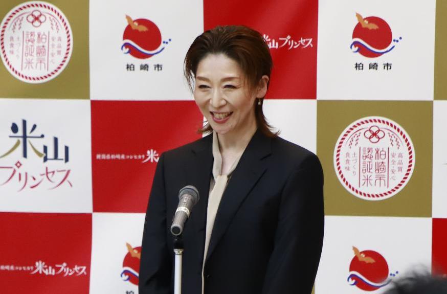 写真：アンバサダーの越乃リュウさん