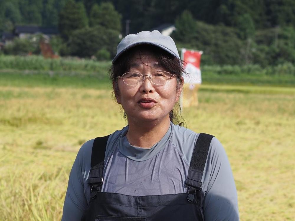 写真：生産者の水野美保さん。
