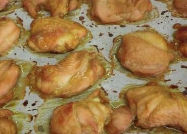 鶏肉のカレー風味焼きの写真