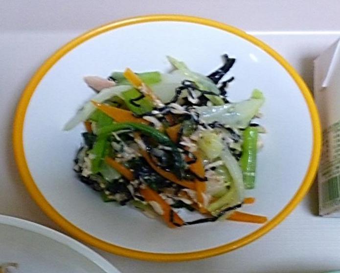 「小松菜ののりごまあえ」の写真