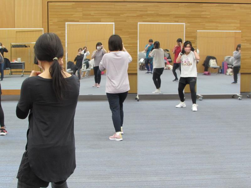 シェイプアップボクシングの様子