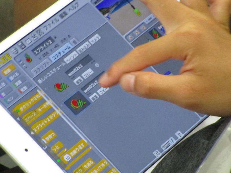 R6年度夏子ども向けコースのプログラミング講座の様子