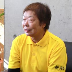 写真：意気込みを語る上杉キャプテン