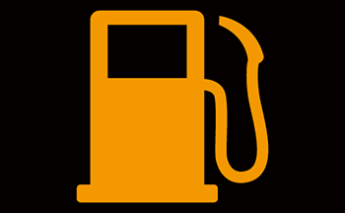 ガソリンスタンドの給油機のイラスト